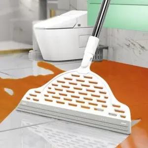 ( )실리콘 빗자루 180도 청소 물기제거 미용실 머리카락