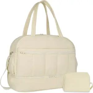 여성용 트래블 더플백 신발장이 있는 위켄더 오버나이트백 토트짐