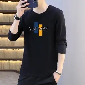 [모로엠] 남성 스판 라운드 긴팔 티셔츠 ON-TSA-QWFN1082