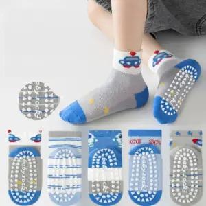 준캡 유아 아동 메쉬 미끄럼방지 양말 봄 여름 발바닥 전체 우주자동차 케어삭스