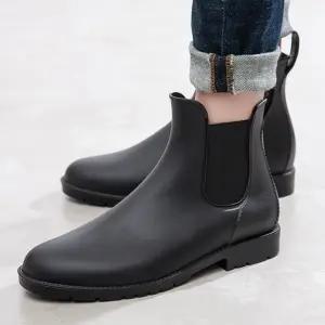 남녀공용 첼시부츠 방수 작업화 레인부츠 겨울용추가