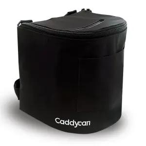 캐디캔 오토 - 뚜껑이 있는 자동차 쓰레기통 출퇴근 모험을 위한 작고 내구성이 뛰어난 다용도 및 정리함