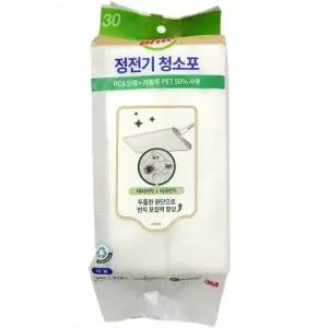 ( )두툼한 원단 먼지 포집력향상 정전기청소포 대형 30매