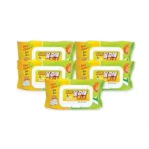 ( )국산 실속형 물걸레청소포 30매중형30x20cm 5개 청소용품 손걸레 밀대패드