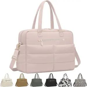 반코 트래블 더플 백 개인 용품 여행 가방 여성용 위켄더 남성용 운동 짐 오버나이트 접이식 경량 토트백