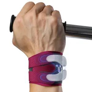 Fitomo 울트라 씬 TFCC 손목 보호대 파열용 3D 쿠션 패드 포함 척골 측 용 스포츠 테니스 골프 체중 부하