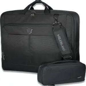 여행용 웰킨랜드 3-수트 의류 가방 30L 대형 15-포켓 홀더 여행 주름 없는 및 드레스