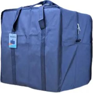 여행용 초대형 접이식 더플백 - 지퍼 및 강화 손잡이가 있는 튼튼한 화물 가방 TSA 승인 방수 사이즈