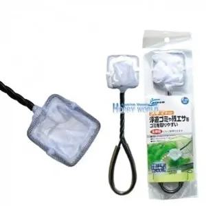 ( )사각모양 청소하는 부유물과 남은 뜰채 먹이를