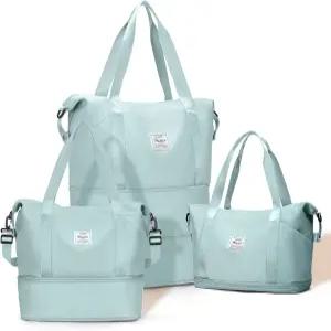 여성 남성용 확장 가능한 여행용 더플백 대형 짐 가방 토트백 개인 용품 항공사 승인 러기지 슬리브가 있는