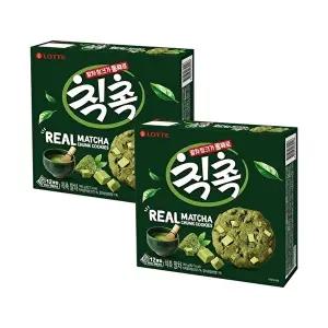 [롯데웰푸드]칙촉 말차 180g x2개
