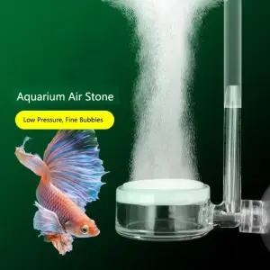 공기 펌프 모래 돌 수족관 산소 신선한 나노 버블 바 물고기 탱크 흡입 컵과 통풍기