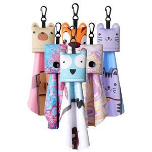 eAj 안경 청소포, 극세사 청소포, 안경 청소포, 안경 선글라스용 유리 청소포 안경 렌즈 카메라 휴대폰 화면(6팩)