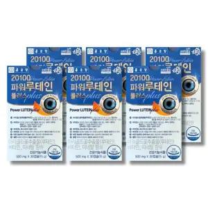 종근당 20100 파워 루테인 플러스 500mg 30캡슐 6박스 /wb
