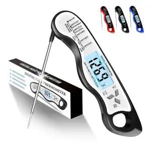 육류 온도계 IP67 방수 디지털 백라이트 포함 그릴용 홀드 기능 및 자석 바비큐 캔디 소고기 튀르키예