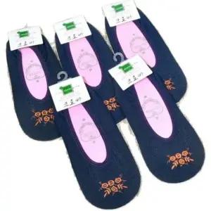 [패션] 꽃자수 여자스러운 청소재 숙녀 덧신 5족 고퀄 깔끔