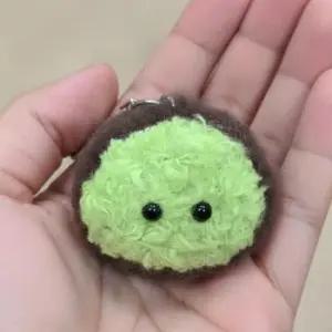 [패션] 반려 두쫀쿠 두쫀이 키링 두바이 초콜렛 여자 남자 친구 선물 쫀득 쿠키 카다이프 피스타치오