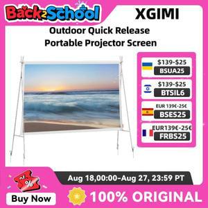 XGIMI 야외 퀵릴리즈 휴대용 프로젝터 스크린, Play 5, MOGO 3 PRO, 긴 초점