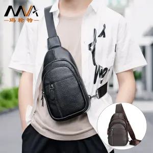 남자가방 백팩 소프트 투톤 소가죽 가슴백 크로스 고급 레더 힙색 휴대용 심쿵희망