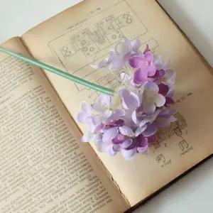 [JHQSTM36_52CF]조화 퍼플 꽃보라 데코 수국 인조꽃 인 (30064688A)