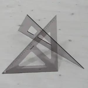 교재용직자 국내산 아크릴 눈금 삼각자세트-유선 36Cm