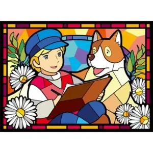 DIY 보석십자수 플란다스의 개 들꽃 우정 38X52