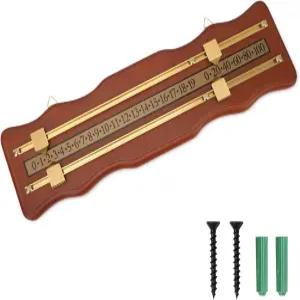 당구 게임 득점자 2트랙 웨이브 스코어 보드 중밀도 섬유판 및 나사가 달린 금속 키퍼 레코더