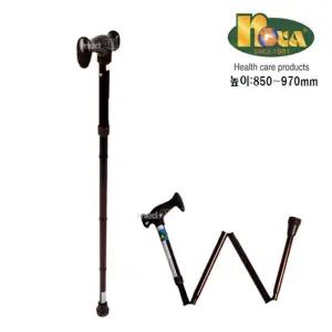 부모님 효도선물 휴대용 3단 접이식 지팡이 할아버지 환자