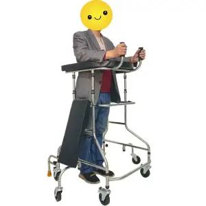 팔걸이 보행보조기 노인 스탠드 워커 보행기 유모차 걸음