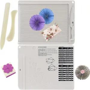 4PCS 6.4 x 8.5 미니 스코어보드 다목적 봉투 제작자 본 폴더 및 카드 제작 종이 공예 예술 프로젝트