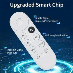 구글 크롬캐스트 리모컨 교체품 G9N9N 음성 스트리밍 미디어 플레이어 4k 스노우