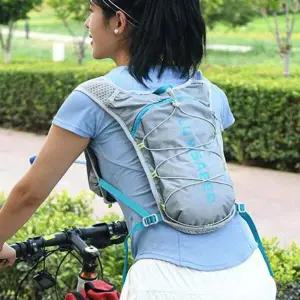 자전거 가방 (5L) 백팩 트레킹가방(그레이) 초경량 스포츠