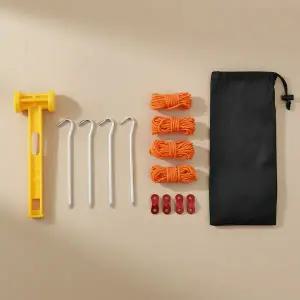 텐트 고정 단조팩 5종 세트 타프 스트링 망치 구성