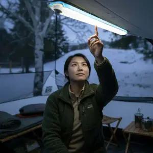 캠핑용 LED 막대조명 80cm 자석식 USB 충전식 튜브랜턴 실내등