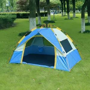 2-3인용 자동 원터치 그늘막 텐트 방수 메쉬 캠핑 간편 설치