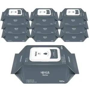 네이즈 미래생활 그랑 120매x10팩 캡형 물티슈 캡형 물티슈 미래생활 네이즈