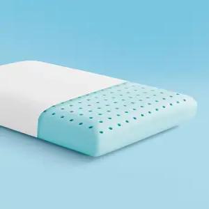 슬립 존 쿨링 메모리 폼 베개 - 무취 통기성 피부 친화적이며 허리 배 또는 옆구리 수면자 가정 호텔 병원