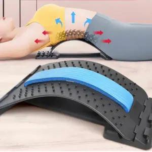 허리스트레칭 허리마사지 목 등 척추 허리가 펴지는