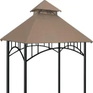 타겟 마다가 가제보 모델 L-GZ136PST용 얀카노피 교체 캐노피 지붕 커버 (카키)