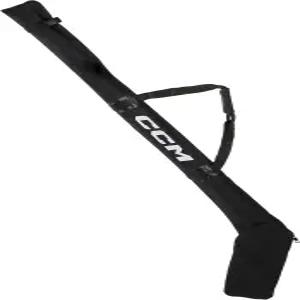 CCM 하키 스틱 백 폴리에스터 최대 4개의 시니어 패딩 숄더 스트랩 조절 가능한 버클 블랙