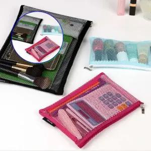 쌍문상회 여행용파우치 메이크업가방 이너백 3종세트 택1 화장품 소품 필기구