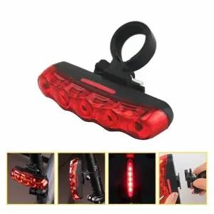 자전거 5열 후미등 간편탈착 안전등 라이트