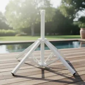 튼튼한 철제 사각 파라솔 거치대 야외 캠핑용 접이식 고정 지지대