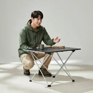 경량 알루미늄 롤테이블 56x41cm 캠핑용 접이식 간이 식탁