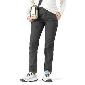 텍탑 여성 팬츠 여행용 포켓 카고 소프트쉘 드라이 슬림 하이킹 플리스 캠핑 방수