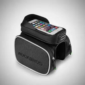 자전거 프레임 가방 스마트폰 수납 파우치 방수 핸드폰 거치대