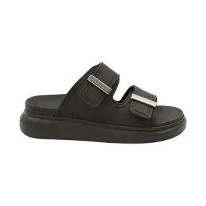 26SS 알렉산더맥퀸 하이브리드 블랙 남성 슬리퍼 663563 W4Z51 1081