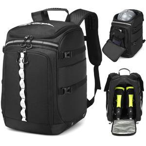 스키 헬멧 고글 장갑 스노보드 및 액세서리용 65L 부츠 여행용 백팩 방수 가방