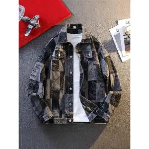 슬램덩크 데님 남사친 빈티지 가을 봄 캐주얼 청자켓 가운 자켓 코트 상의 HO3