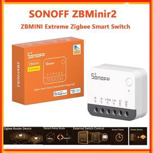SONOFF Zbminir2 익스트림 지그비 스마트 스위치 홈 DIY 모듈 ZBMini 외부 제어 (eWelink 앱, Alexa 지원)